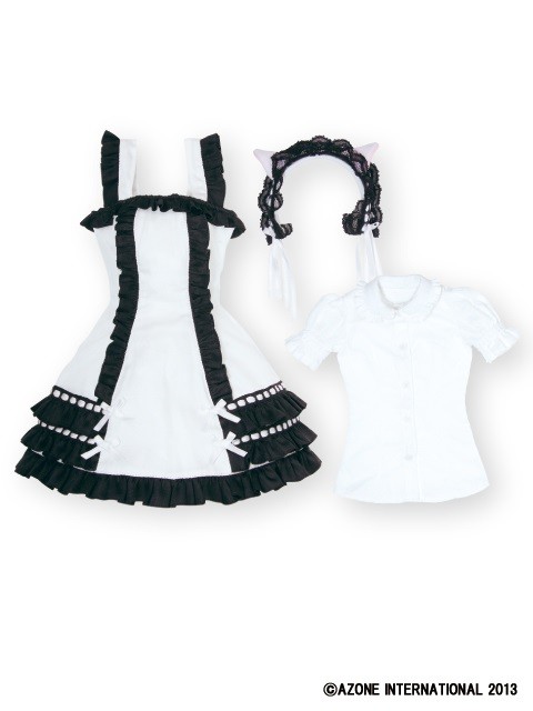 Corneille Nocturne Dress Set (White), Azone, Accessories, 1/3